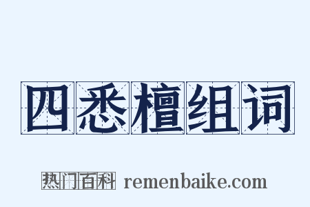 四悉檀组词是什么意思的图片